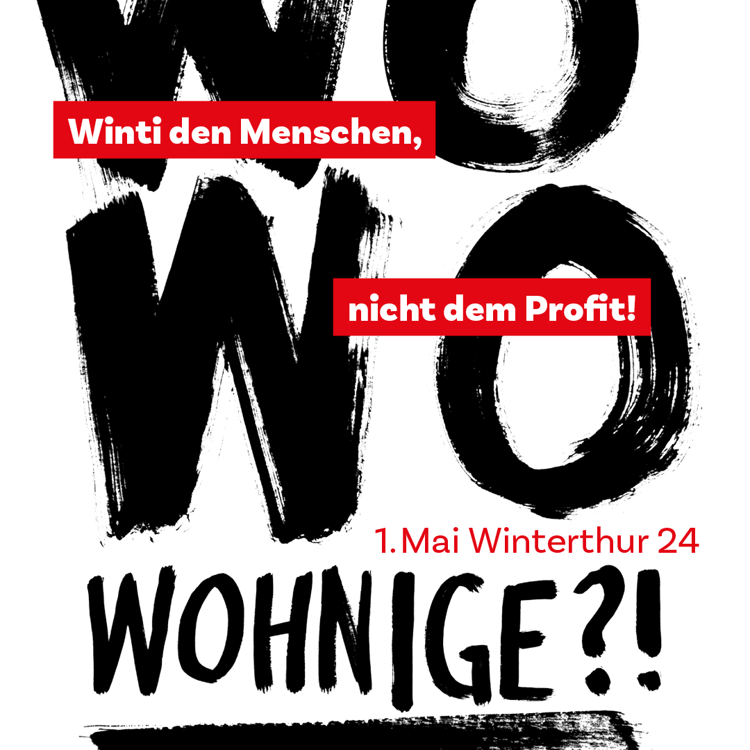 Winti den Menschen nicht dem Profit Banner